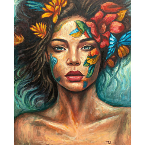 Immersed in the Depths of Being | 24x30” | Acrylic/Canvas