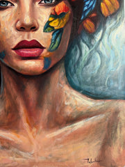 Immersed in the Depths of Being | 24x30” | Acrylic/Canvas