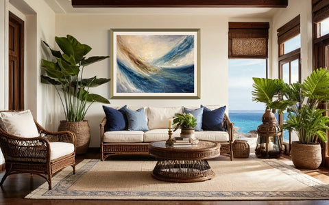 Oleaje en el fondo del mar | 36x48” | Impresión en Canvas
