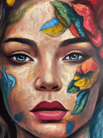 Immersed in the Depths of Being | 24x30” | Acrylic/Canvas