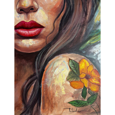 Ósculo a la belleza | 24x30” | Impresión en Canvas