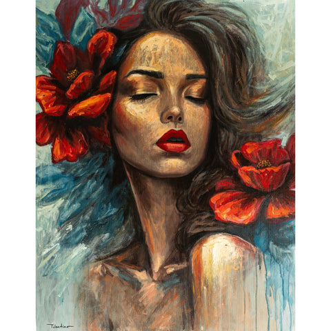 Sensuality and Tenderness | 24x30” | Canvas Print