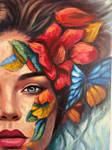 Immersed in the Depths of Being | 24x30” | Acrylic/Canvas